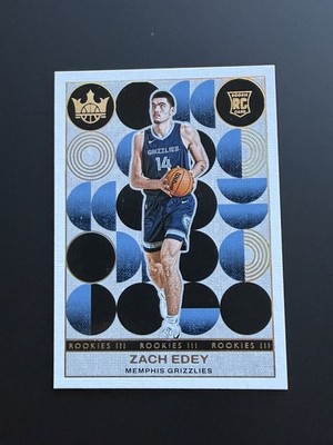 Zach Edey 2024-25 Panini Court Kings Rookies III Level 3 RC #191