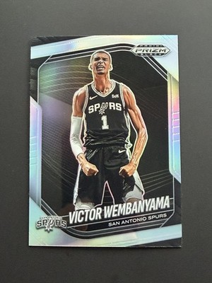Victor Wembanyama 2024-25 Panini Prizm Black Silver Prizm #1
