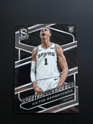 2023-24 Panini Spectra - Spectacular Debut Victor Wembanyama #195 (RC)