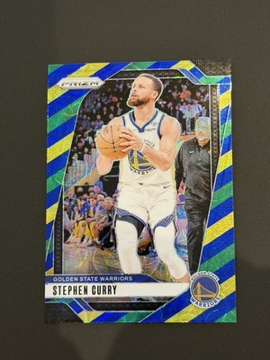 2024-25 Panini Prizm - Stephen Curry #134 Blue Yellow & Green Prizm