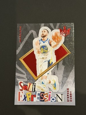 Stephen Curry 2024-25 Panini Court Kings Self Expression Ruby /149 #23