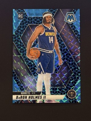 2023 - 24 Panini Prizm DaRon Holmes II Blue Spectris Prizm RC 25 Denver Nuggets