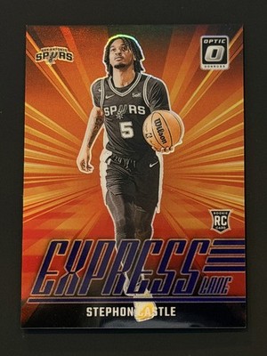 2024-25 Panini Donruss Optic - Express Lane Stephon Castle Holo Prizm (RC)