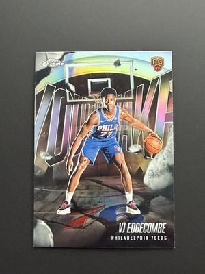 VJ Edgecombe 2025-26 Topps Chrome Youthquake Refractor Rookie Card # YQ-3 76ers