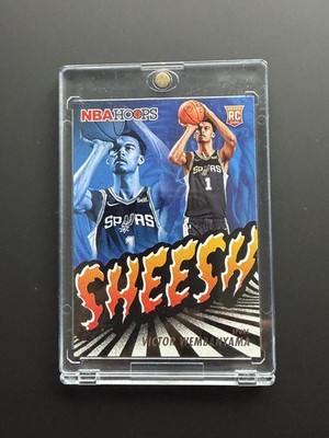 2023-24 Panini Premium Stock *VICTOR WEMBANYAMA* Sheesh Rookie Card #12 RC Spurs