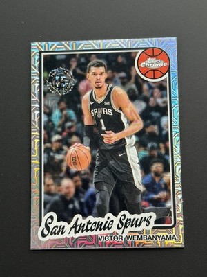2025-26 Topps Basketball Chrome Silver Pack Mojo #TC-VW VICTOR WEMBANYAMA