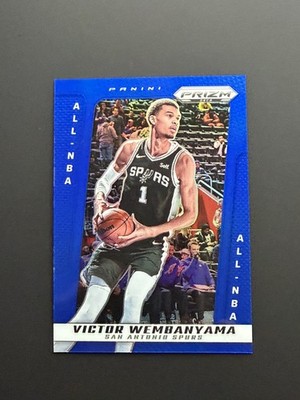 2024-25 Panini Prizm Deca VICTOR WEMBANYAMA /149 Blue Prizm SP #277