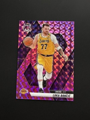 2024-25 Panini Mosaic Luka Doncic Pink Mosaic /175 LA Lakers #100