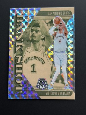 VICTOR WEMBANYAMA 2024-25 MOSAIC BANK SHOT SILVER MOSAIC SPURS #20 Q5118