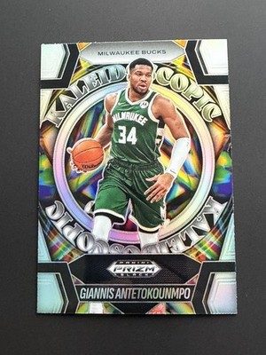 2024-25 Prizm Black Giannis Antetokounmpo Kaleidoscopic Silver Prizms #2 Bucks