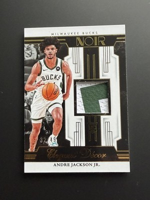 2023-24 Panini Noir Andre Jackson Jr. #367 Rookie Patch /l/49 Bucks