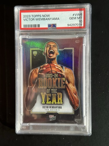 PSA 10 Victor Wembanyama 2023-24 Topps Now #VW6 Wemby RC Spurs
