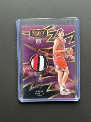 2024-25 Panini Select Sparks 3 Color Patch - Matas Buzelis RC Purple Prizm /99