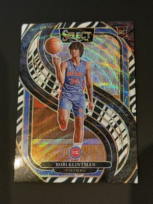 BOBI KLINTMAN 2024-25 PANINI SELECT #190 ROOKIE ZEBRA PRIZM RC SP 3925