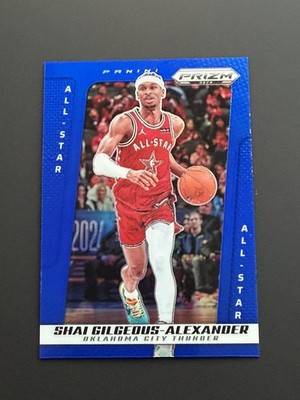 Shai Gilgeous-Alexander 2024-25 Panini Prizm Deca Blue Prizm /149 All-Star