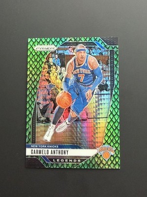CARMELO ANTHONY 2024-25 PANINI PRIZM LEGENDS JADE DRAGON SCALE /48 Q4370