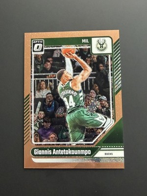 2024 PANINI DONRUSS OPTIC COPPER GLITTER #176 GIANNIS ANTETOKOUNMPO /99