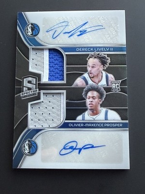 Dereck Lively II Olivier - Maxence Prosper 2023-24 Panini spectra 49/49 Auto RC