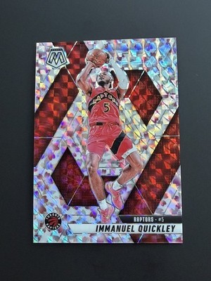 Immanuel Quickley 2024-25 Panini Mosaic /20 SSP Case Hit Cherry Blossom #185