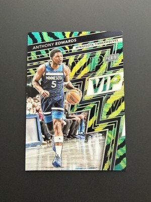 2025-26 Panini The National Anthony Edwards VIP Gold Baja Tiger SP Timberwolves