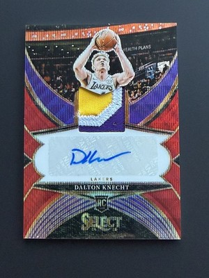 Dalton Knecht 2024-25 Select Auto RC /99 RPA Patch RJA-KNT 🔥 Lakers Red Wave