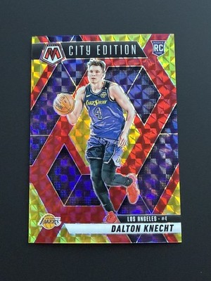 DALTON KNECHT 2024-25 MOSAIC ROOKIE RED YELLOW CHOICE PRIZM RC /75 Q5965