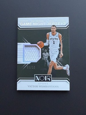 2024-25 Panini Noir Victor Wembanyama Game Night Jerseys Patch /20