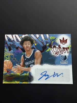 Jaylen Wells 2024-25 Panini Court Kings RC Fresh Paint Auto /75