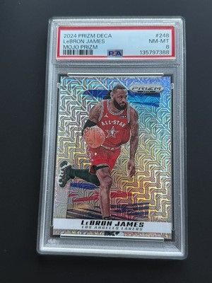2024-25 Panini Prizm DECA LeBron James #248 Mojo Prizm All-Star Lakers /25