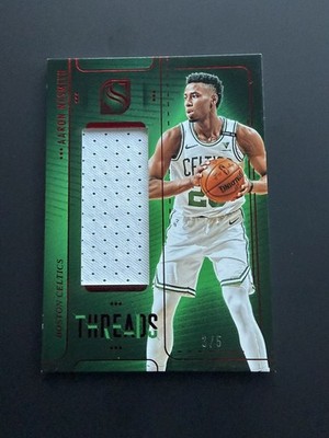 AARON NESMITH 2024-25 PANINI SILHOUETTE THREADS USED PATCH red /5