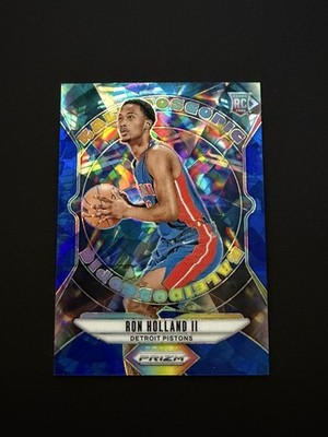2024-25 Panini Prizm Ron Holland II RC Kaleidoscopic Blue Ice Prizm /125 Pistons