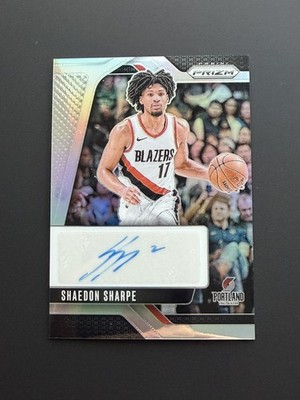 SHAEDON SHARPE 2024-25 PANINI PRIZM SIGNATURES SILVER #SIG-SSB AUTO Q5908