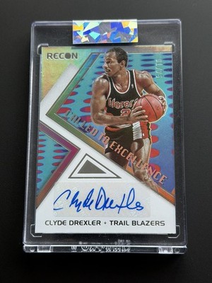 2021 Panini Recon Called to Excellence Clyde Drexler Auto 1/75