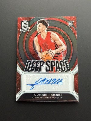 TOUMANI CAMARA 2023-24 SPECTRA DEEP SPACE ROOKIE SILVER RC AUTO /99 Q3714