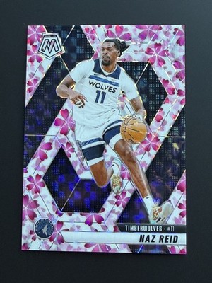 2024-25 Panini Mosaic Choice Cherry Blossom Mosaic Prizm /20 Naz Reid #60