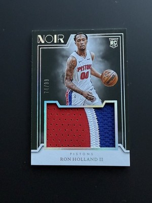 Ron Holland II 2024-25 Panini Noir Rookie Jumbo Patch /99 RJM-RHI