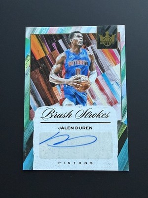 2024-25 Panini Court Kings - Brush Strokes Jalen Duren #BR-DUR Ruby /99
