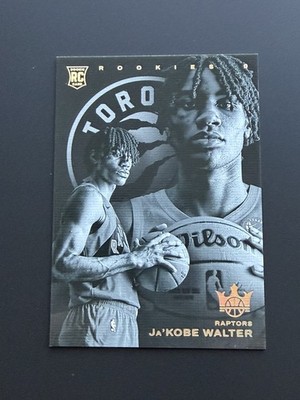 2024-25 Court Kings Ja’Kobe Walter Rookie LEVEL 0 SSP RC Toronto Raptors