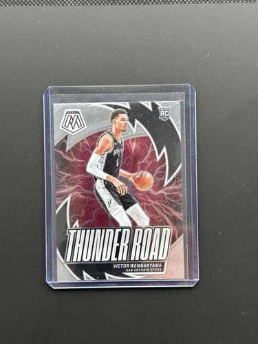 2023-24 Panini Mosaic - Thunder Road #8 Victor Wembanyama (RC)