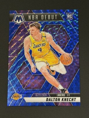 2024-25 Panini Mosaic - NBA Debut Dalton Knecht #264 Blue Mosaic Prizm /199 (RC)