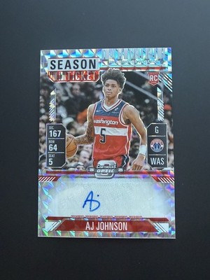 2024-25 Panini Mosaic - Season Ticket Variation rookie AJ Johnson Prizm