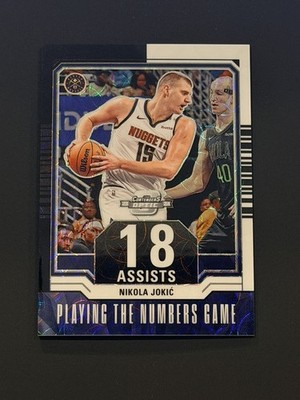 2023 Contenders Optic Nikola Jokic Numbers Game International Black White /25