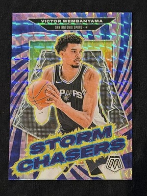 2024-25 Mosaic Victor Wembanyama Storm Chasers SP Insert Spurs #13