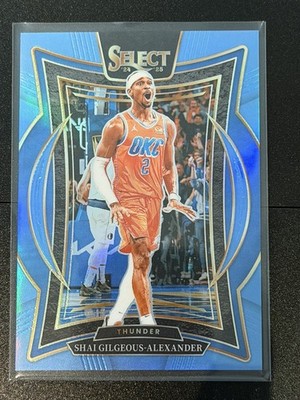 2024-25 Panini Select - Concourse Shai Gilgeous-Alexander #36 Blue /299