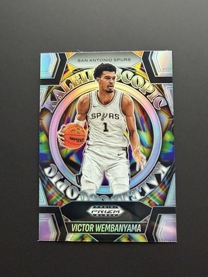 VICTOR WEMBANYAMA 2024-25 PANINI PRIZM BLACK #3 KALEIDOSCOPIC SILVER SPURS