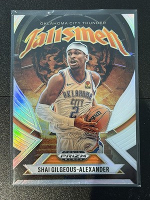 2024-25 Panini Prizm Black Talismen Silver Prizm #1 Shai Gilgeous-Alexander