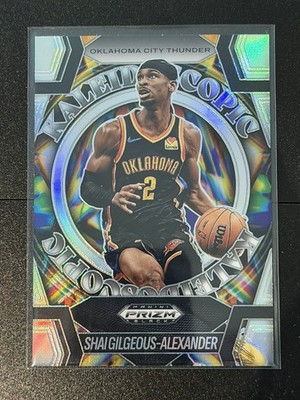 Shai Gilgeous-Alexander 2024-25 Panini Prizm Black Kaleidoscopic Prizm #5 OKC