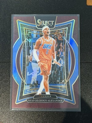 2024 25 Panini Select Shai Gilgeous Alexander Concourse Maroon Prizm /175...