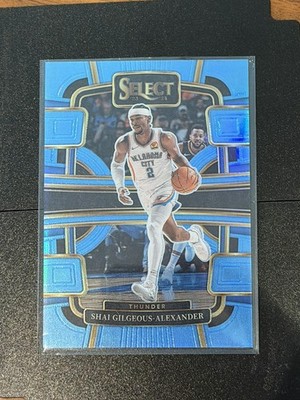 Shai Gilgeous-Alexander 2023-24 Panini Select Blue Prizm /299 #57