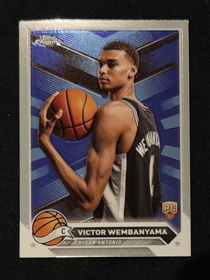 2023-24 Topps Chrome #1 Victor Wembanyama Silver - # 1 RC